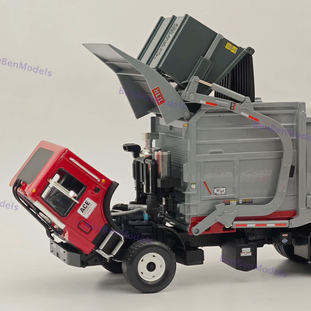 1/34 FIRST Mack TerraPro Front End Load Refuse with CNG Tailgate 10-4230 Gray