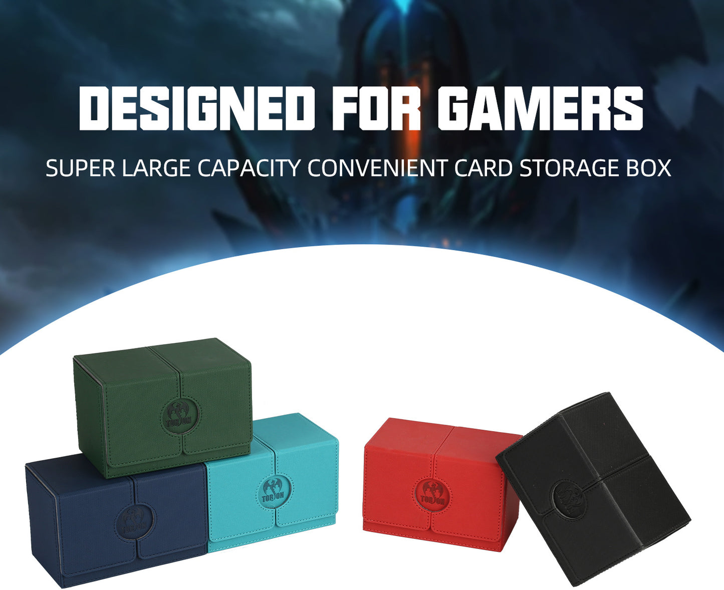 Card Storage Box with Double Sleeves 160+ Yu-Gi-Oh POKEMON PTCG TCG CCG Card Box