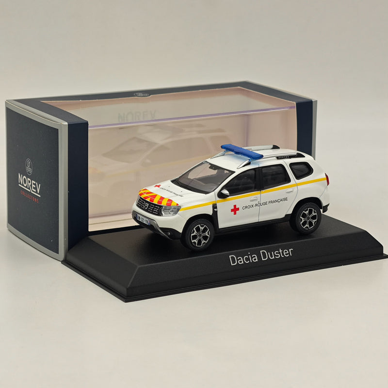 1/43 Norev Dacia Duster 2020 Ambulance VLTT 77 Diecast Model Cars Limited White