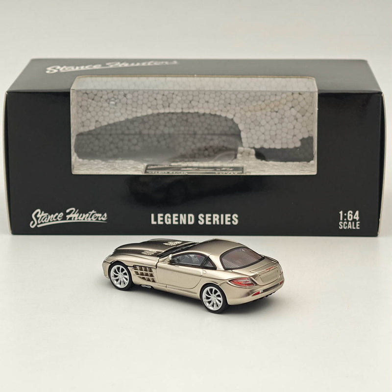 1/64 Stance Hunters MERCEDES BENZ MCLAREN SLR Gold LEGEND SERIES VHTF Diecast Model Car Collection