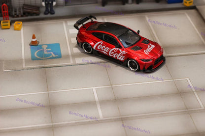 Pre-sale Ghost Player 1:64 BMW G82 M4 Supreme / Coca-Cola Wide-Body Modified