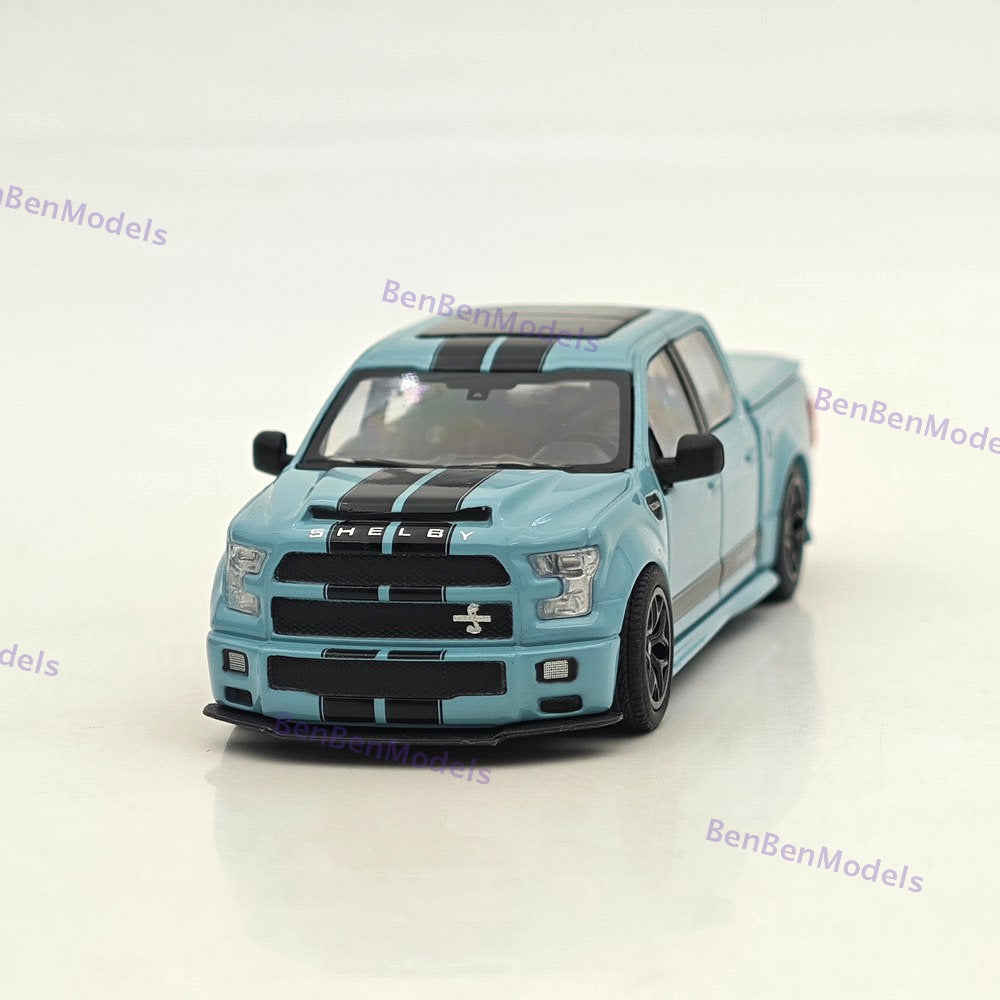 1:64 Funny Model F15 F-150 Super Snake Shelby Pickup Sport Truck Diecast