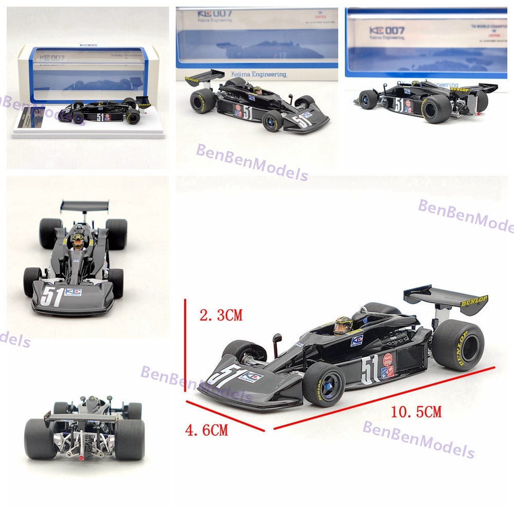 1:43 Kyosho Kojima KE007 / KE009 1976~1977 #51 #52 Limited Edition F1 Resin Gift