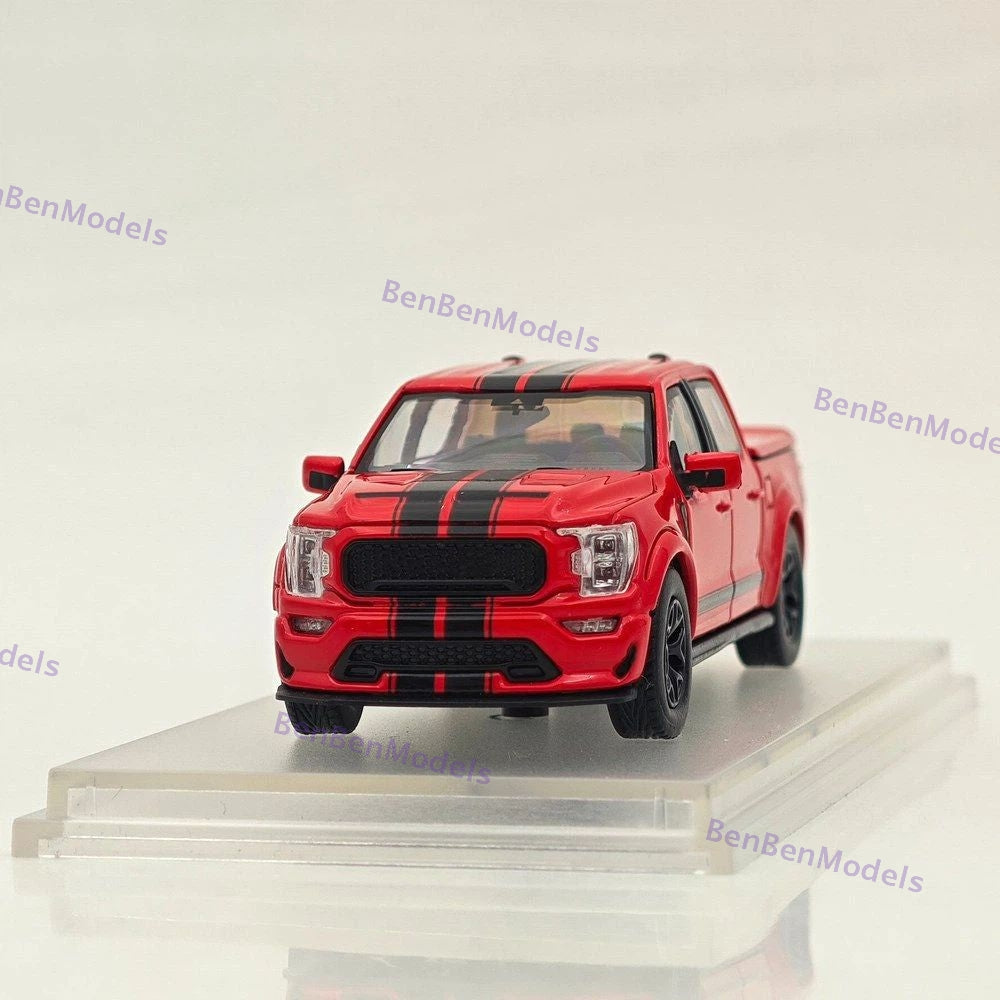 Fine Works64 1/64 F-150 Shelby Pickup Truck Red With Accessories Diecast Model