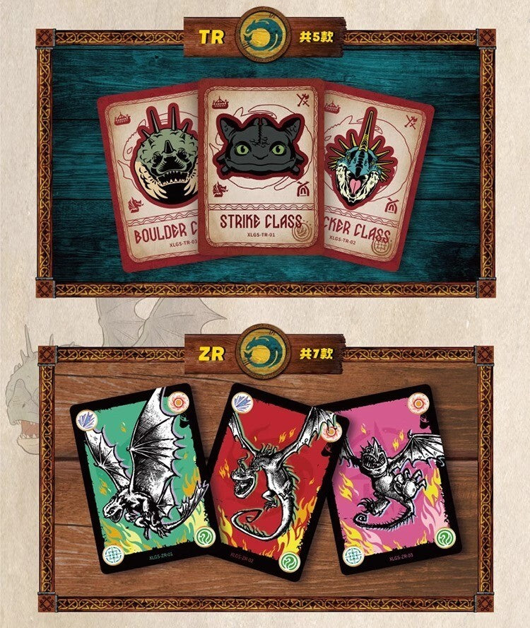 KB How To Train Your Dragon Cards Anime Movie Collection Trading Cards Toothless