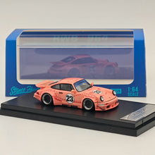 Stance Hunters 1/64 Porsche RWB 964 Rauh-Welt #23 High REV Series Pink Resin Models Car Toy Limited 199pcs Collection