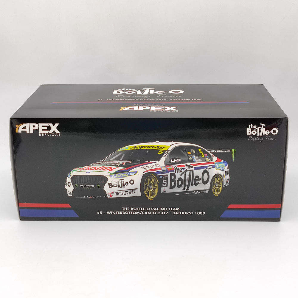 1/18 Apex Ford Racing Team #5 Winterbottom/Canto 2017 Bathurst 1000 AD81426 Diecast Models Car Limited Collection