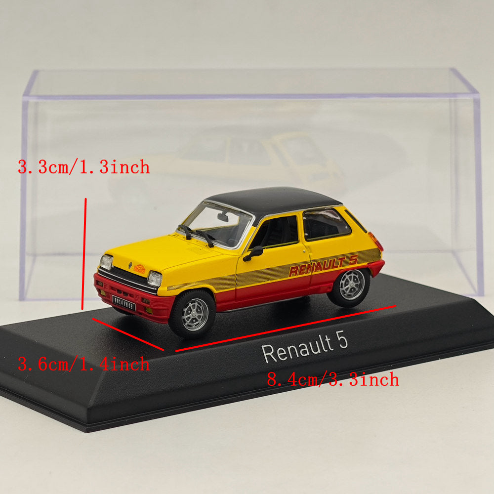 1/43 Norev Renault 5 TS 1978 Monte Carlo Yellow Diecast Model Cars Collection