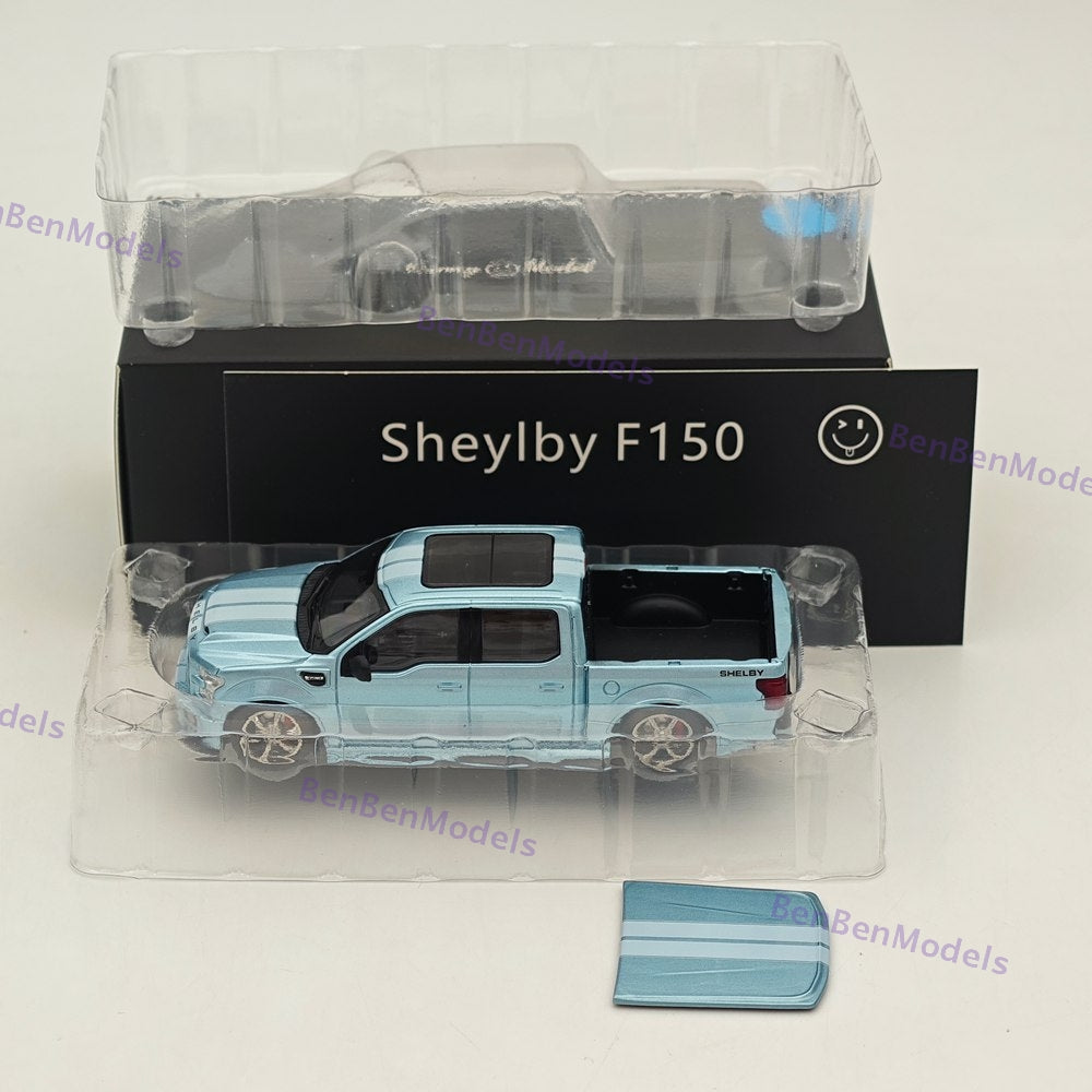 1:64 Funny Model F-150 Shelby Super Snake Pickup Sport Truck Model Diecast