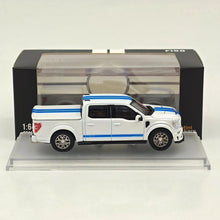Fine Works64 x Mini Kars 1/64 F-150 Carroll Shelby Pickup Sport Truck Model Pearl White Stripe Diecast Model Car Collection - with Accessories