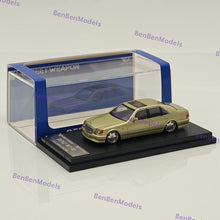 1:64 SW Mercedes Benz W140 S600 Yellow Limited 499 Diecast Model Car Collection