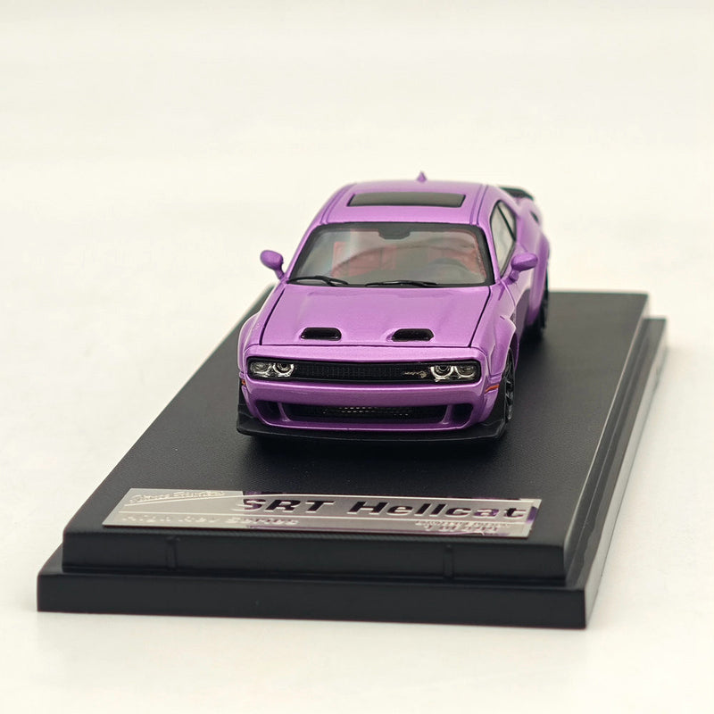 1:64 SH Dodge SRT Hellcat Muscle Sports Diecast Models Car Collection Purple