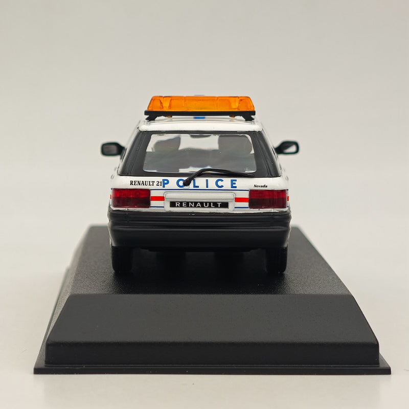 1/43 Norev Renault R21 Nevada 1989 Police Nationale Diecast Model Cars White