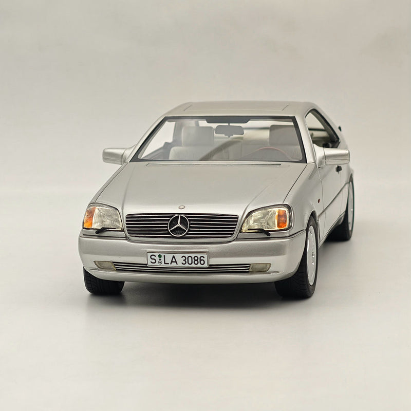 Cult 1/18 Mercedes Benz 600 SEC C140 1992 Resin Model Car Collection Silver