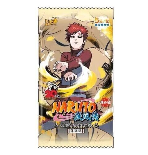 Naruto TIER 3 WAVE 5 Anime Booster CCG Kayou Official Trading Premium 20 Packs