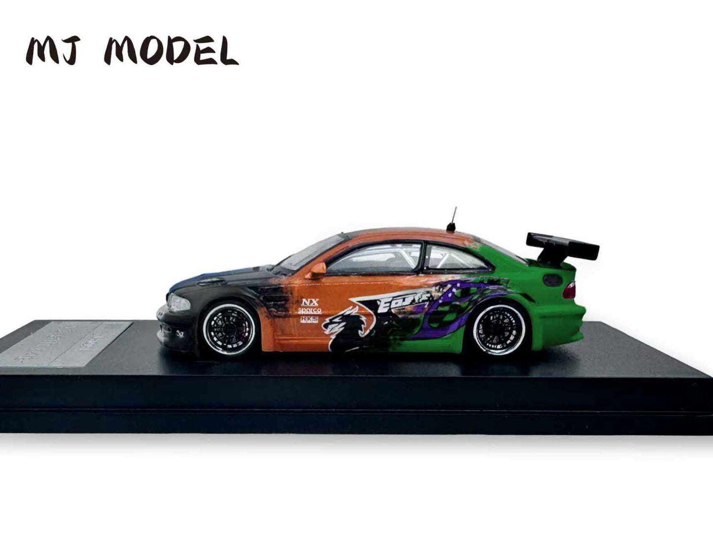 MJ 1:64 Scale M3 GTR E46 NFSA Need for Speed: Assemble Livery Metal Diecast Toys Models Car Collection Miniature Hobby Gifts