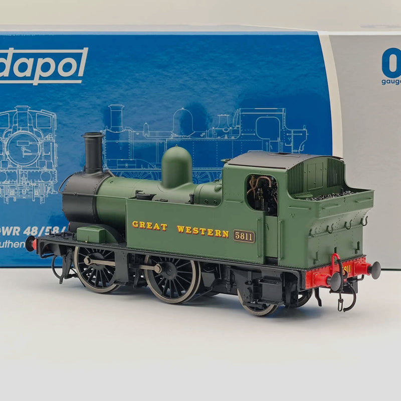 Dapol 7s-006-050 O Gauge 58xx Class Great Western Green 5811 21DCC -Locomotive