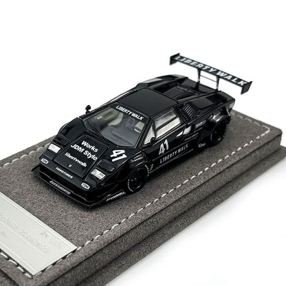 Topart 1:64 LBWK Lamborghini Countach #41 Diecast Alloy Collectible Model Car