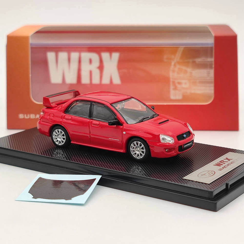 1:64 Subaru Impreza WRX STI 2006 Diecast Toys Car Models Miniature Vehicle Hobby Collectible Gifts