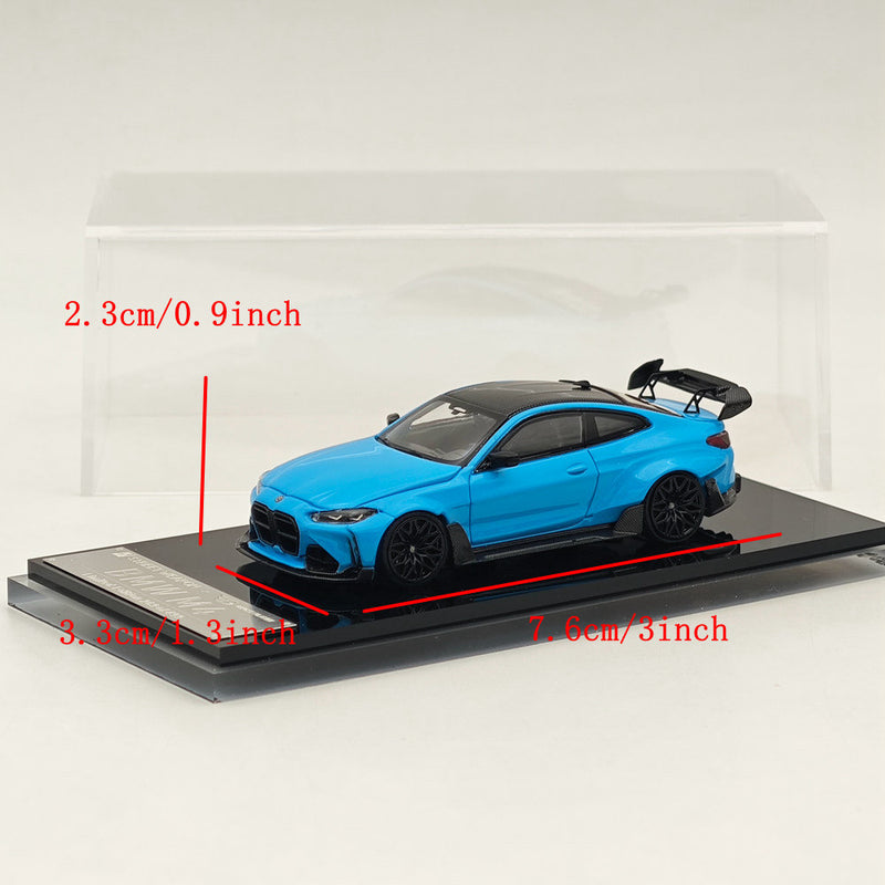 SW 1:64 BMW M4 G82 Sports Model Limited 499 Diecast Model Car Collection Blue