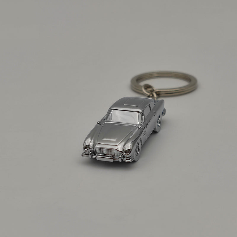 Diecast 007 JAMES BOND SPECTRE Aston Martin DB5 Keychain Keyring Silver NEW Toys Gift