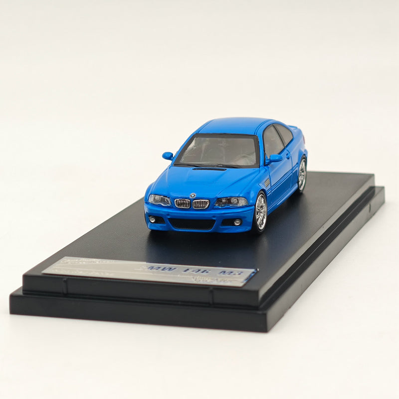 1/64 Street Weapon BMW E46 M3 HICH REV SERIES Blue Diecast Models Car Collection