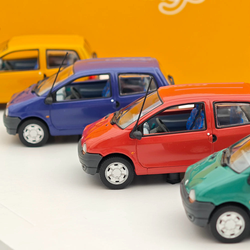 1/43 Norev Renault Twingo 4 pièces Coffret cadeau Modèles moulés sous pression Collection de voitures 1993 