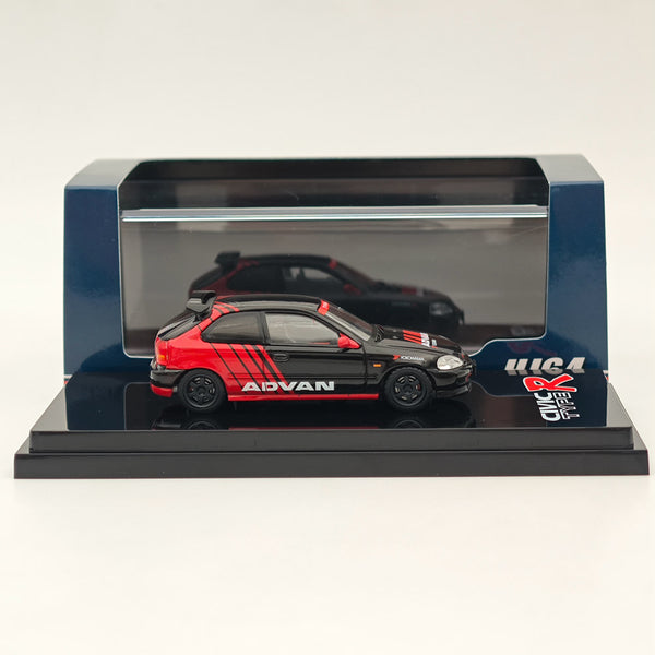 1/64 Hobby Japan Honda CIVIC TYPE R (EK9)1997 YOKOHAMA  ADVAN Diecast Models Car