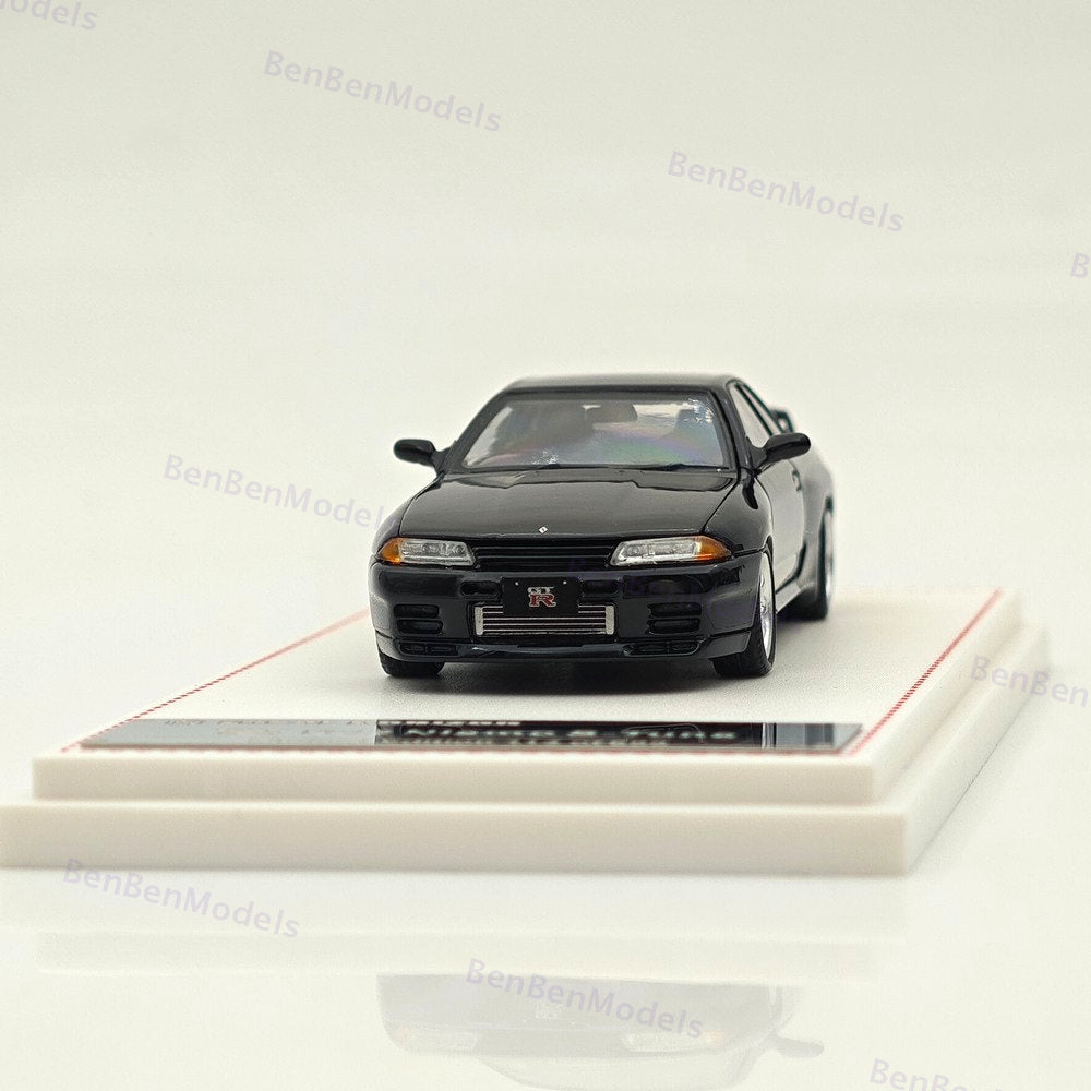 FH 1:64 Nissan Skyline GTR R32 Nismo S-Tune Sports Model Black Diecast Metal Car