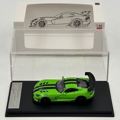 Hone Model 1/64 Viper MK3 ACR Magnetic Hood Racing Sports Diecast Model Car