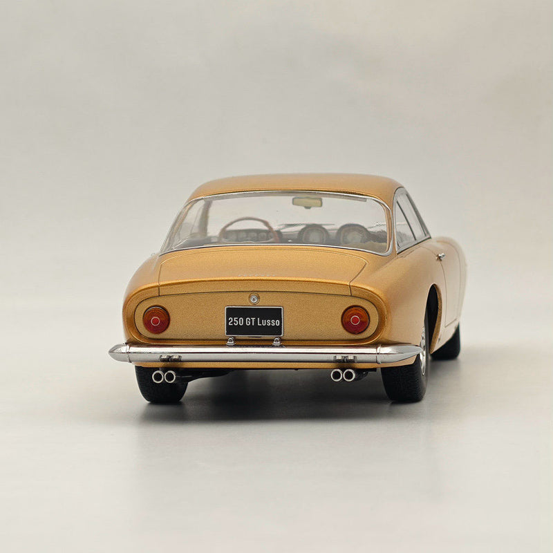 KK-Scale 1:18 Ferrari 250 GT Lusso 1962 Gold Diecast Models Car Collection