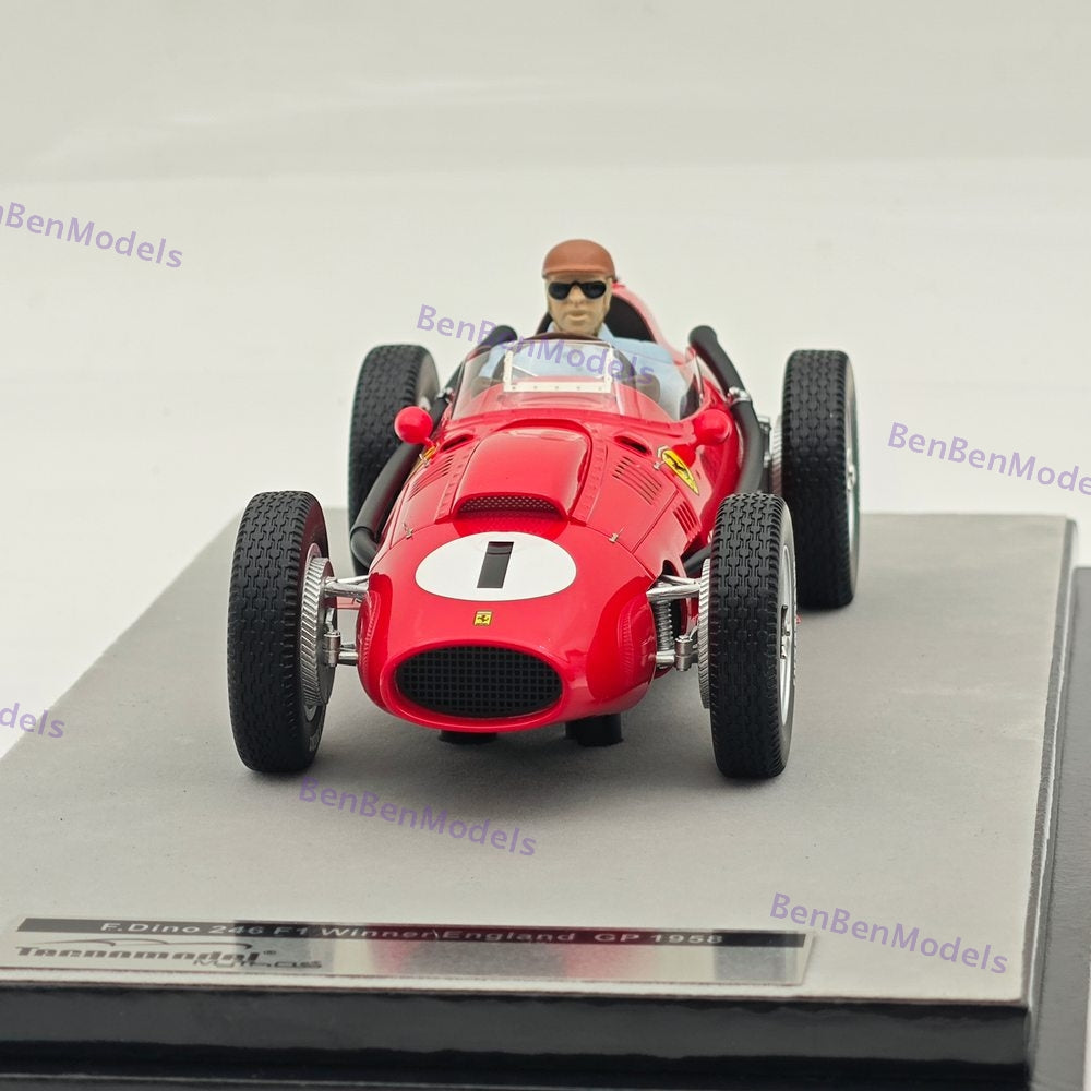 Tecnomodel 1/18 Ferrari .Dino 246 F1 Mythos Winner England GP 1958 P.Collins #1