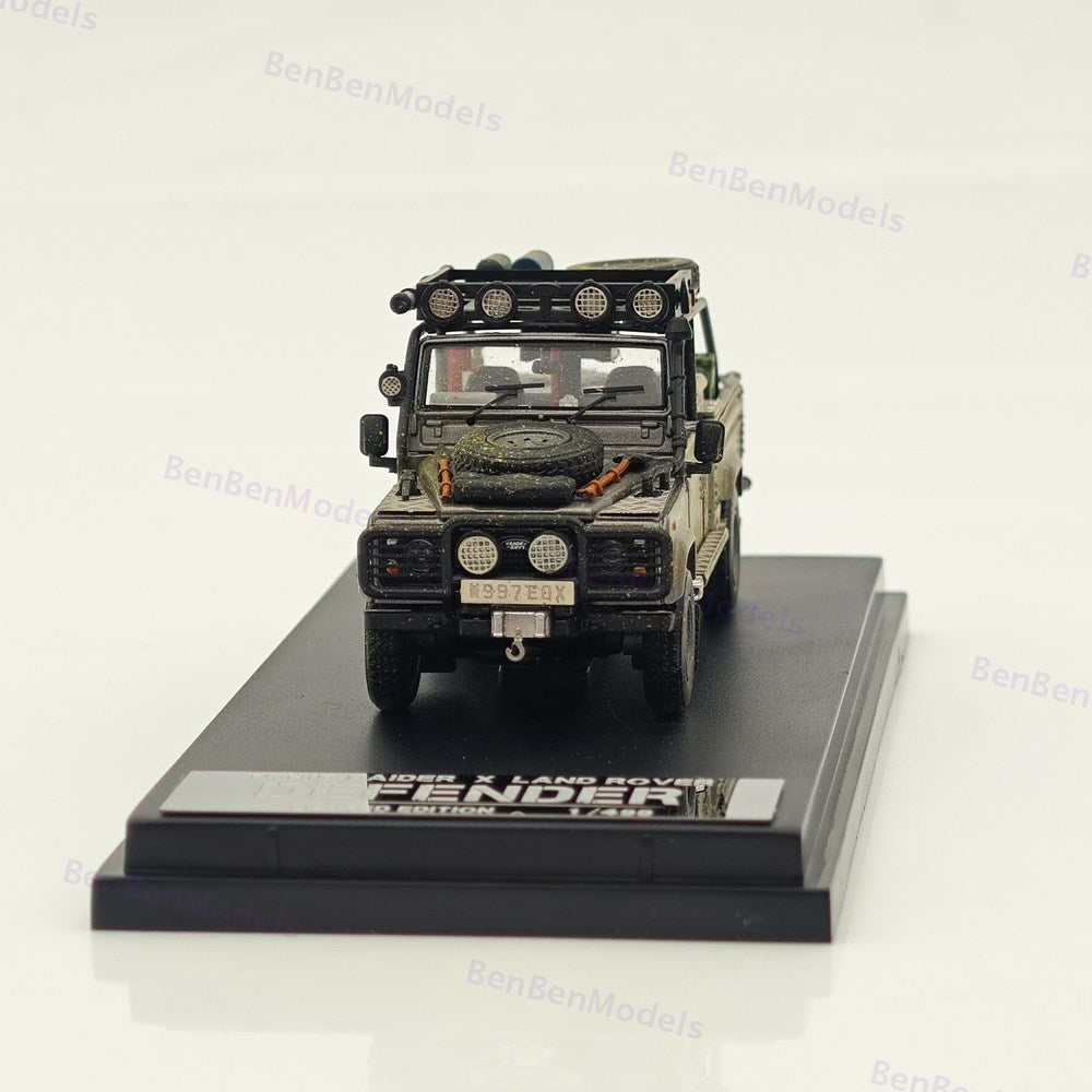 1:64 STREET WARRIOR Defender Tomb Raider x Land Rover Limited 499 Diecast Model