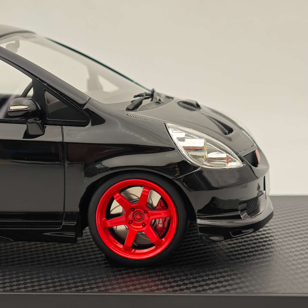 Stance Hunters 1/18 Honda Fit JAZZ Mugen Version Black Resin