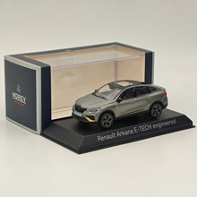 Modèle réduit de voiture moulée sous pression grise Norev Renault Arkana E-Tech, modèle réduit de 2022, 1/43