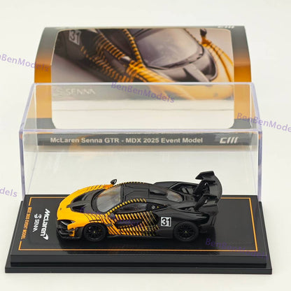 1/64 CM Mclaren Senna GTR Racing Sports Diecast Metal Car Ornaments Supercar