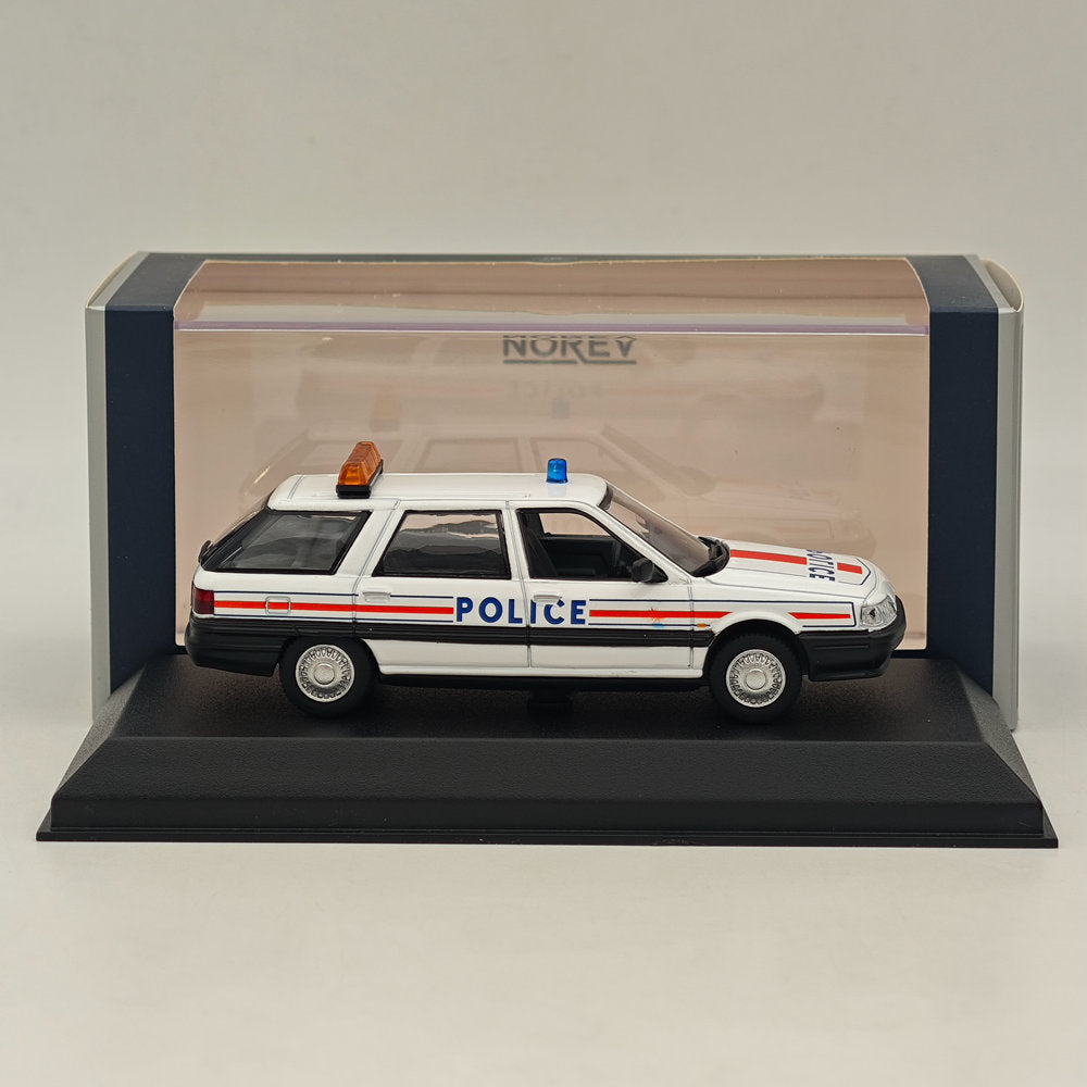 1/43 Norev Renault R21 Nevada 1989 Police Nationale moulé sous pression modèle voitures blanc 