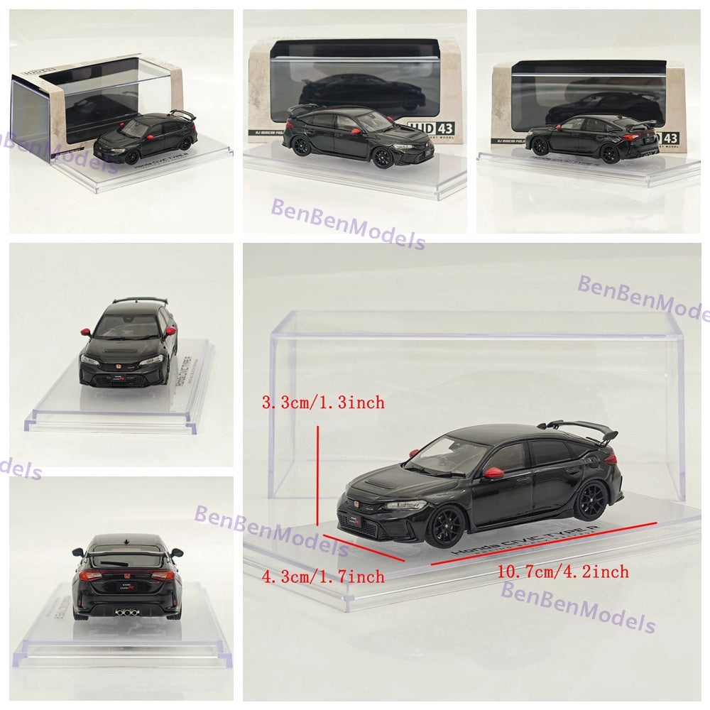 1/43 Hobby Japan HJD43 CIVIC TYPE R (FL5) RACING BLACK Package Genuine Option