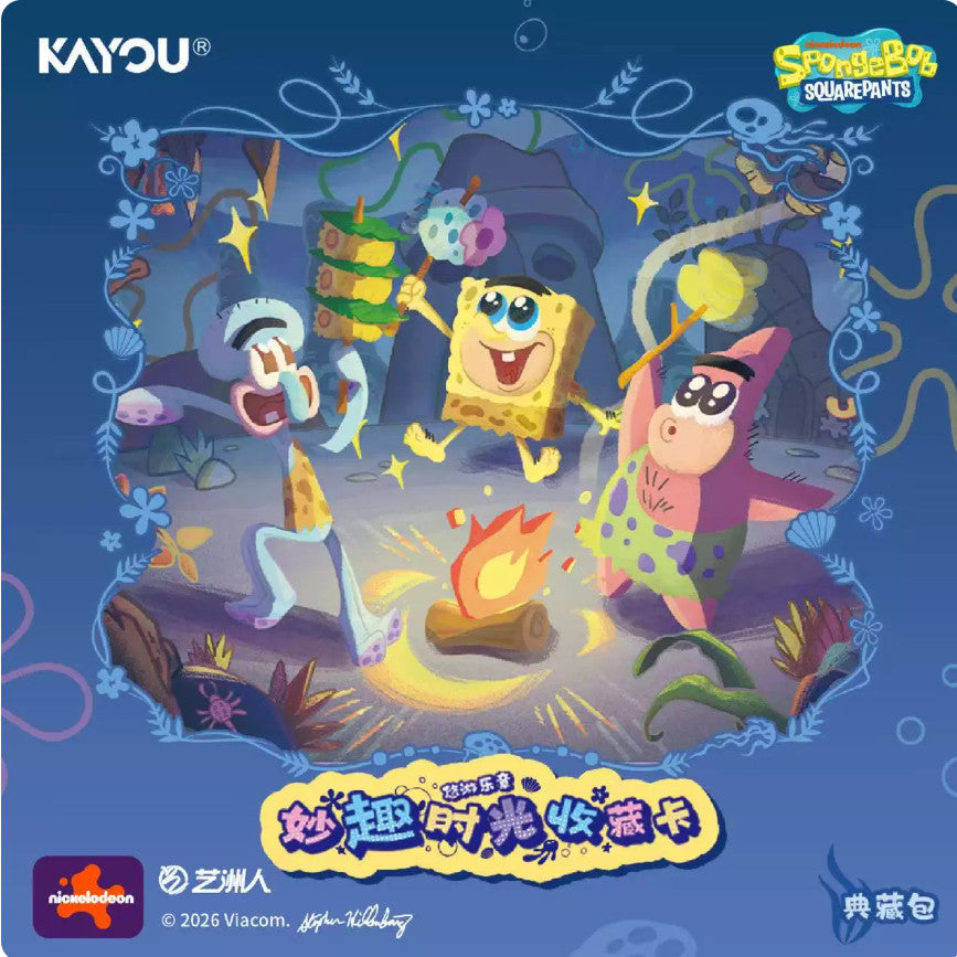 KAYOU SpongeBob SquarePants Collection Pack Vol 3 Sealed Box 18 Packs 90 Cards