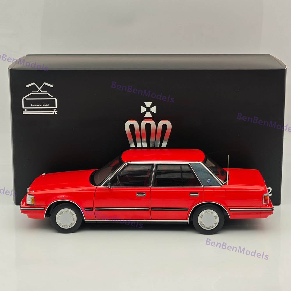 1/18 Toyota Crown Seventh Generation MS122 Red / red Interior Diecast Model