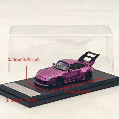1:64 SW 993 Carmen Purple Metallic Limited Collectible alloy car model