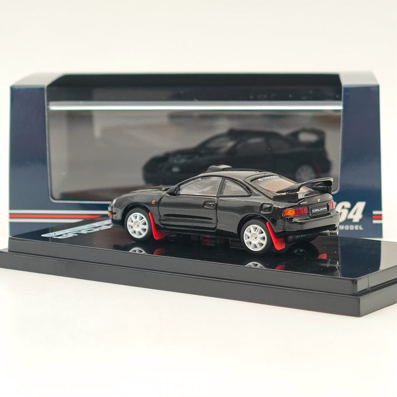 Hobby Japan 1/64 Toyota CELICA GT-FOUR WRC Edition ST205 Customized Ver 8 Spokes HJ641064CBK Black Diecast Models Car Collection