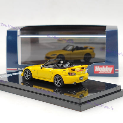 1/64 Hobby Japan S2000 Type S (AP2) New Indy Yellow Diecast Model HJ641020SY