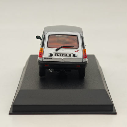 Modèle réduit de voiture moulé sous pression Norev Renault 5 Alpine 1980, collection limitée, argent, 1/43 