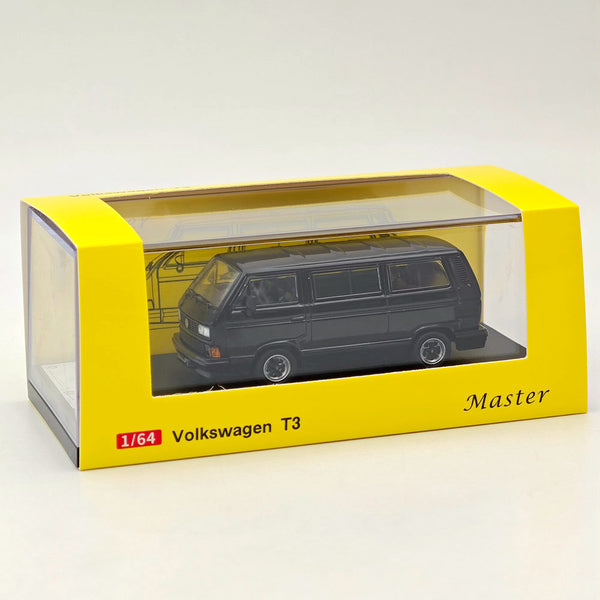 Master 1:64 Porsche B32 & VW T3 Multivan 1985 Van HellaFlush Diecast Toys Car Models Miniature Hobby Exquisite Gifts