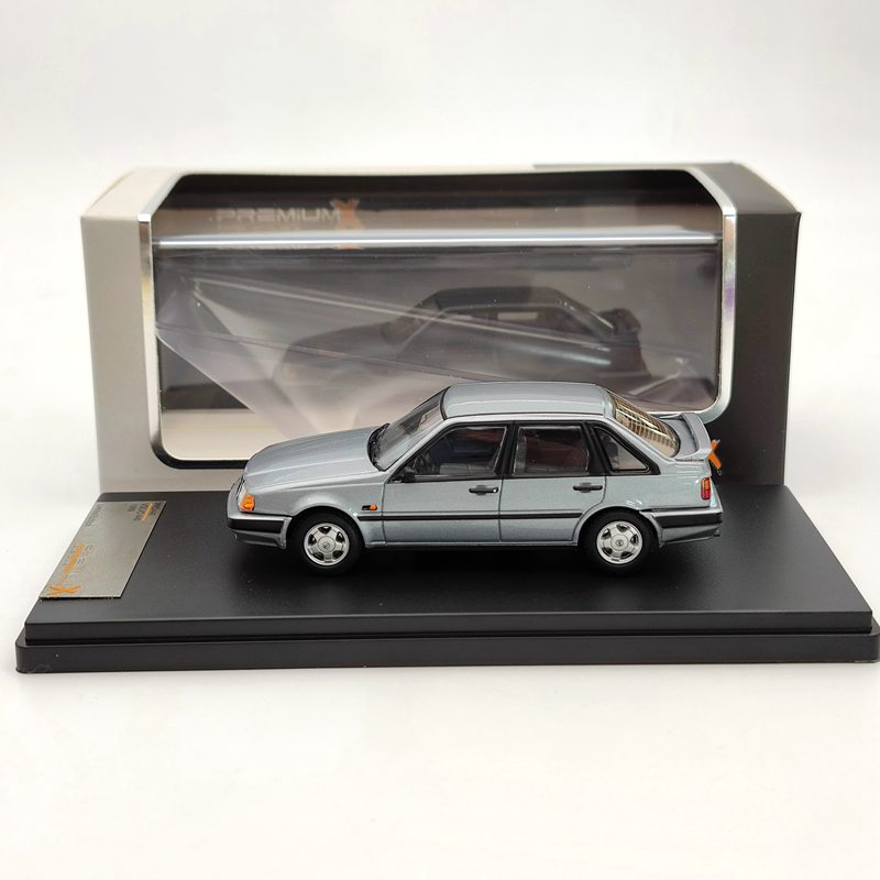 Premium X 1:43 Volvo 440 1988 Grey PRD440 Diecast Models Car Limited Collection Toys Gift