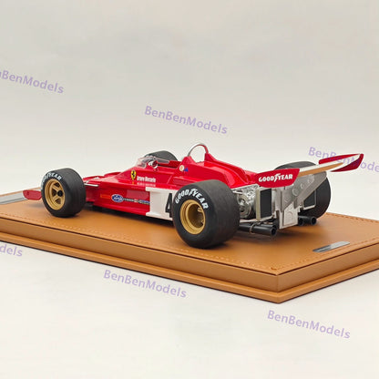 1/18 Tecnomodel Ferrari F1 312 B3-73 #4  MONACO GP 1973 ARTURO MERZARIO Red