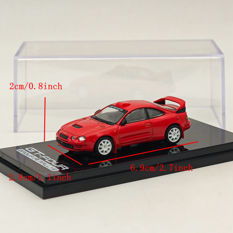 Hobby Japan 1/64 Toyota CELICA GT-FOUR WRC Edition (ST205) Customized Version / 8 Spokes Wheel HJ641064CR SUPER RED Ⅳ Diecast Models Car Collection