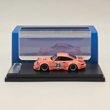 Stance Hunters 1/64 Porsche RWB 964 Rauh-Welt #23 High REV Series Pink Resin Models Car Toy Limited 199pcs Collection