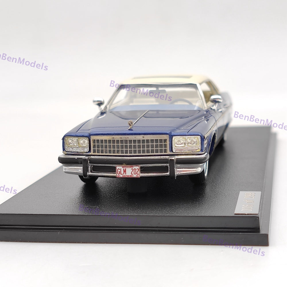 1/43 GLM Models Buick Electra 225 1976 #107202 Blue Resin Car Limited Collection